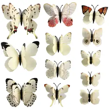 12 Pcs/Lot PVC 3D Magnet Butterfly Wall Stickers Butterflies Decors for Wedding Party Home Kitchen Fridge Decoration
12 Pcs/Lot PVC 3D Magnet Butterfly Wall Stickers Butterflies Decors for Wedding Party Home Kitchen Fridge Decoration