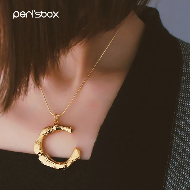 Peri'sBox 2018 New Gold Color Big Letter Pendant Necklaces Bohemia Matel Bamboo Layering Necklace Statement Large Choker Chokers
Peri'sBox 2018 New Gold Color Big Letter Pendant Necklaces Bohemia Matel Bamboo Layering Necklace Statement Large Choker Chokers