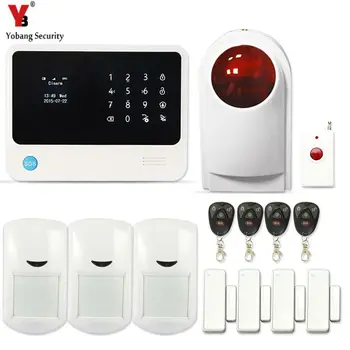 YobangSecurity Wireless GSM WiFi Alarm System Voice Prompt Smart Home Security System APP Contorl Door Window Sensor PIR Sensor
YobangSecurity Wireless GSM WiFi Alarm System Voice Prompt Smart Home Security System APP Contorl Door Window Sensor PIR Sensor