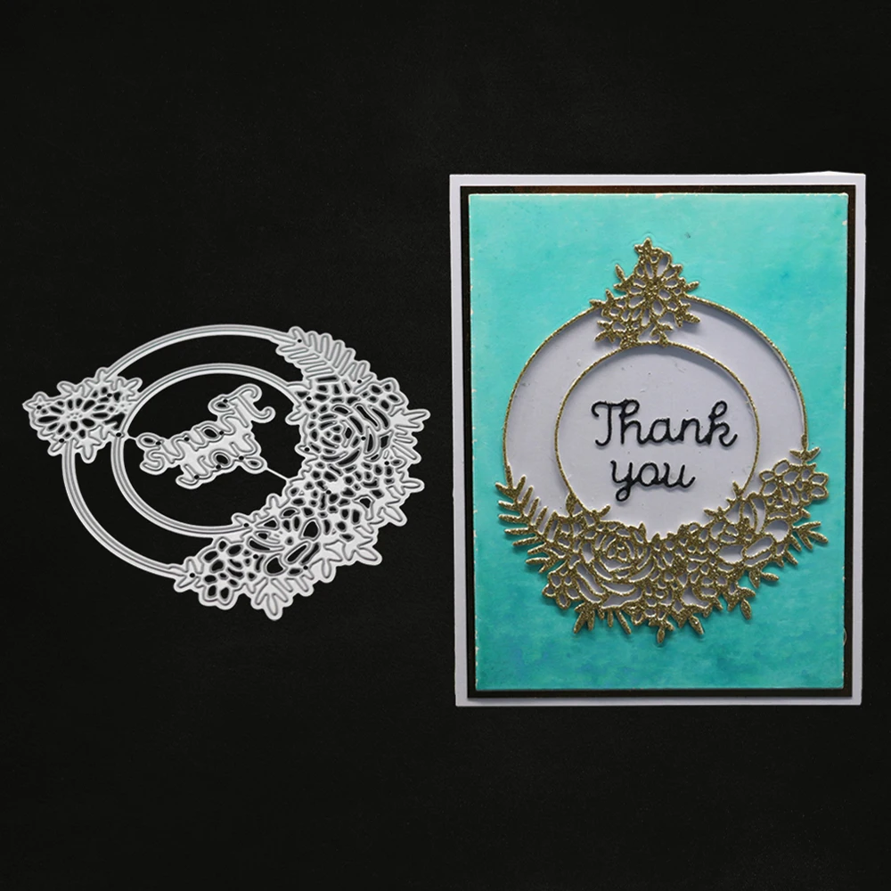 90*89MM creative wreath Embossing Cutting Dies Metal Steel Craft Dies Scrapbooking Stamp Handmade Card Making Photo Decor
90*89MM creative wreath Embossing Cutting Dies Metal Steel Craft Dies Scrapbooking Stamp Handmade Card Making Photo Decor