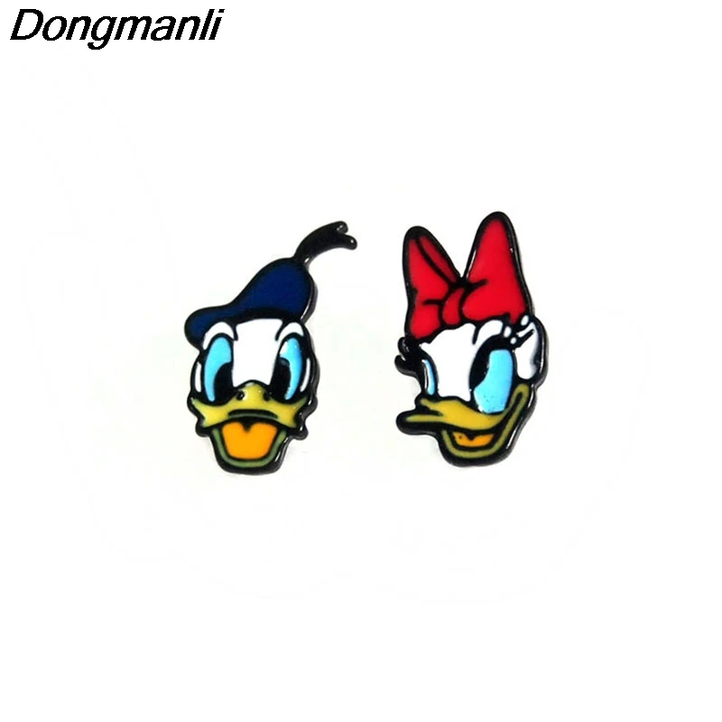 P319 dongmanli New 1 pairs Donald Duck Donald and daisy Earings Cartoon Women Girl Children kids Lovely Gifts
P319 dongmanli New 1 pairs Donald Duck Donald and daisy Earings Cartoon Women Girl Children kids Lovely Gifts