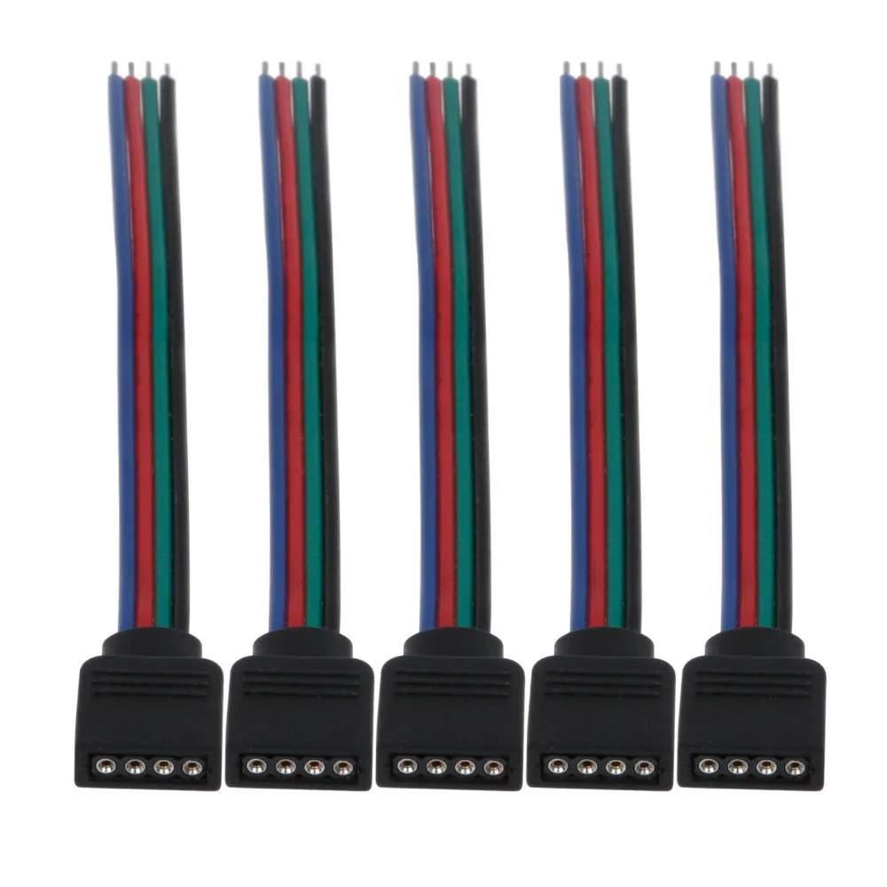 best price 2016 New 200 PCS 4 PIN Female RGB Connector Cable For 3528 5050 SMD LED Strip
best price 2016 New 200 PCS 4 PIN Female RGB Connector Cable For 3528 5050 SMD LED Strip