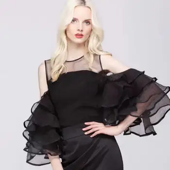 Johnature 2020 Summer Fashion New Womens Tops Sweet Lace Ruffles Butterfly Sleeve O-neck Off Shoulder Blouse Solid Chiffon Shirt
Johnature 2020 Summer Fashion New Womens Tops Sweet Lace Ruffles Butterfly Sleeve O-neck Off Shoulder Blouse Solid Chiffon Shirt
