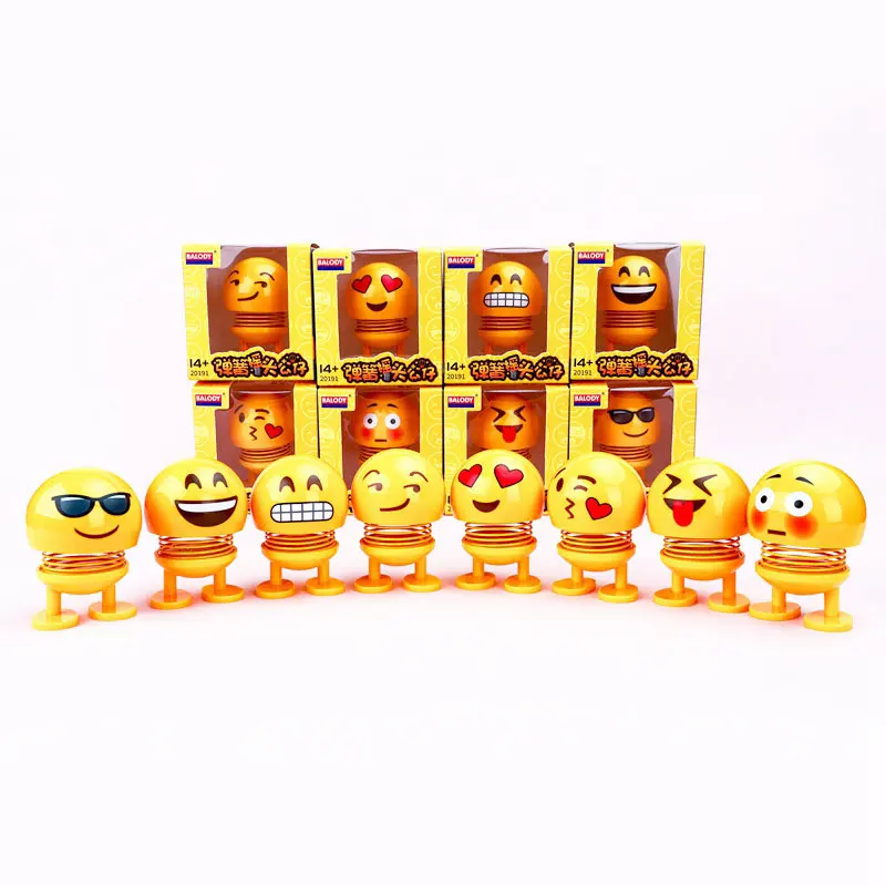 Spring Man Shaking Head Dolls Emoji Figures Creative Car Ornaments Funny Antistress Adult Toys Cool Emoji Car Decoration Diy Toy
Spring Man Shaking Head Dolls Emoji Figures Creative Car Ornaments Funny Antistress Adult Toys Cool Emoji Car Decoration Diy Toy