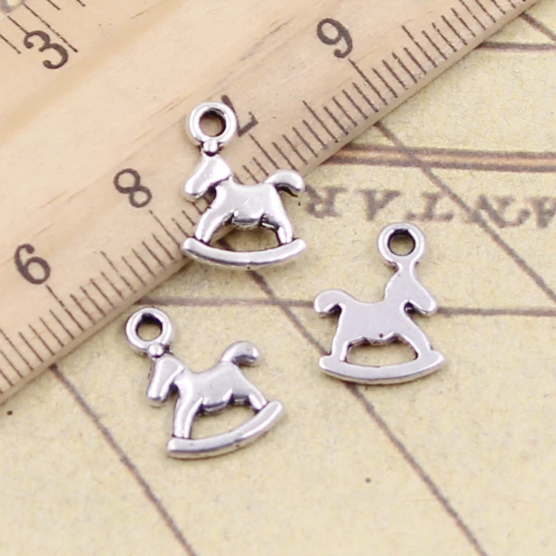 20pcs Charms rocking horse 13x10mm Tibetan Silver Plated Pendants Antique Jewelry Making DIY Handmade Craft
20pcs Charms rocking horse 13x10mm Tibetan Silver Plated Pendants Antique Jewelry Making DIY Handmade Craft