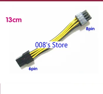 New Graphics Adapter Power Cable 6PIN Female To 8PIN Male High Quality Power Extended line 13cm 18AWG
New Graphics Adapter Power Cable 6PIN Female To 8PIN Male High Quality Power Extended line 13cm 18AWG
