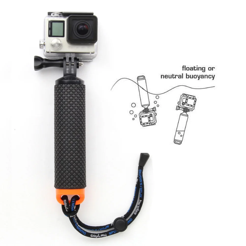 

SOONSUN POV Dive Buoy Pole Floating Handheld Stick Floaty Handle Hand Grip for GoPro Hero 7 6 5 4 3+ for SJCAM For Xiaomi Yi 4K