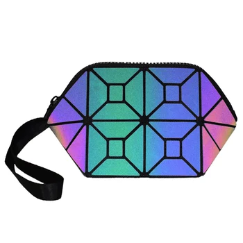 New Cosmetic Bags Women Geometric Makeup Bag Women Luminous Cosmetics Organizer Bags Ladies Folding Zipper Travel Make Up Bag
New Cosmetic Bags Women Geometric Makeup Bag Women Luminous Cosmetics Organizer Bags Ladies Folding Zipper Travel Make Up Bag