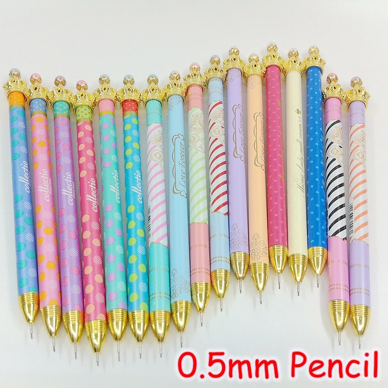 (30 Pieces/Lot) Kawaii Stationery Automatic Pencils For School Cute Crown Metal Mechanical Pencil 0.5mm UP-7974
(30 Pieces/Lot) Kawaii Stationery Automatic Pencils For School Cute Crown Metal Mechanical Pencil 0.5mm UP-7974