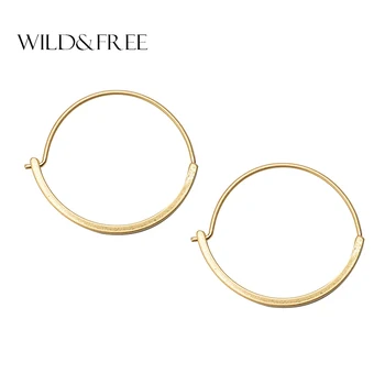 Wild & Free Gold Color Metal Thin Hoop Earrings for Women Girls Minimalist Geometric Round Hoops Earrings Boho Circle Earrings
Wild & Free Gold Color Metal Thin Hoop Earrings for Women Girls Minimalist Geometric Round Hoops Earrings Boho Circle Earrings