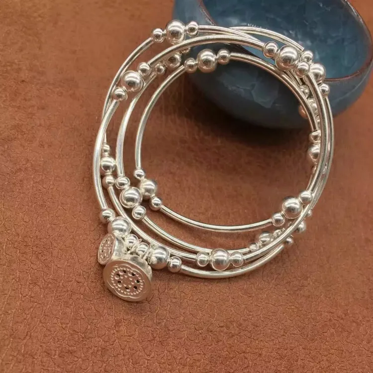 silver-beads-bracelet001G