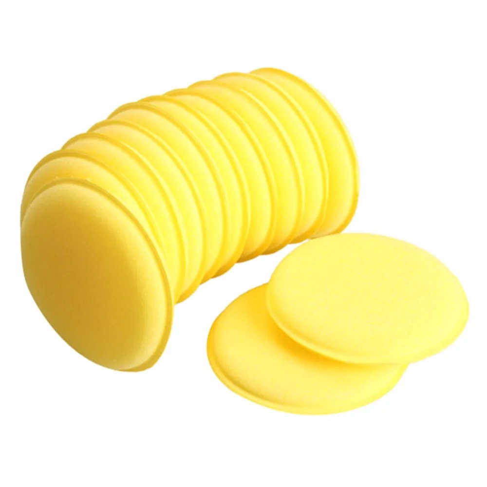 12Pcs Car Polish Wax Sponge Leather Seat Cleaning Car Paint Maintenance Yellow Round Sponge Absorb Dust Car Wash
12Pcs Car Polish Wax Sponge Leather Seat Cleaning Car Paint Maintenance Yellow Round Sponge Absorb Dust Car Wash