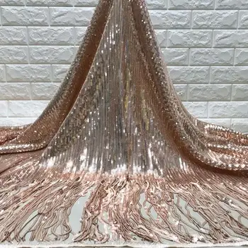 Hot Sale Organza Lace Fabric Fabric 2019 High Quality French Mesh Lace Fabrics with Tassels Sequins Lace Fabric for Party Dress
Hot Sale Organza Lace Fabric Fabric 2019 High Quality French Mesh Lace Fabrics with Tassels Sequins Lace Fabric for Party Dress