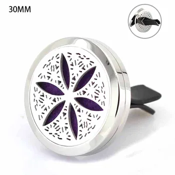 30mm Stainless Steel Flower of Life with Vent Air Freshener Clip Aromatherapy/Essential Oil Diffuser Car Perfume Locket
30mm Stainless Steel Flower of Life with Vent Air Freshener Clip Aromatherapy/Essential Oil Diffuser Car Perfume Locket