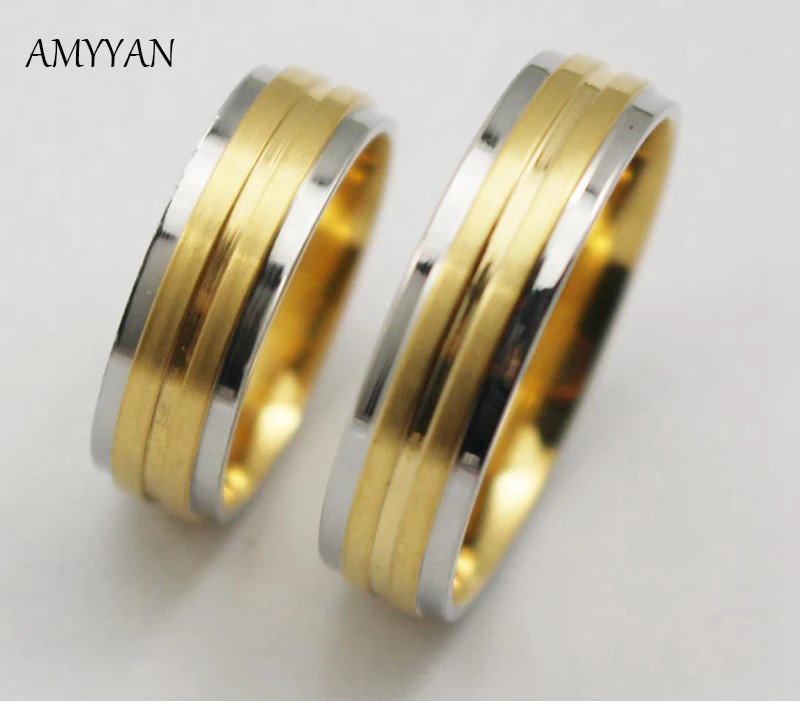 Never Fade Gold Stainless Steel Wedding Ring Accessories Couple Wedding Ring Titanium Steel Engagement Wedding Ring
Never Fade Gold Stainless Steel Wedding Ring Accessories Couple Wedding Ring Titanium Steel Engagement Wedding Ring