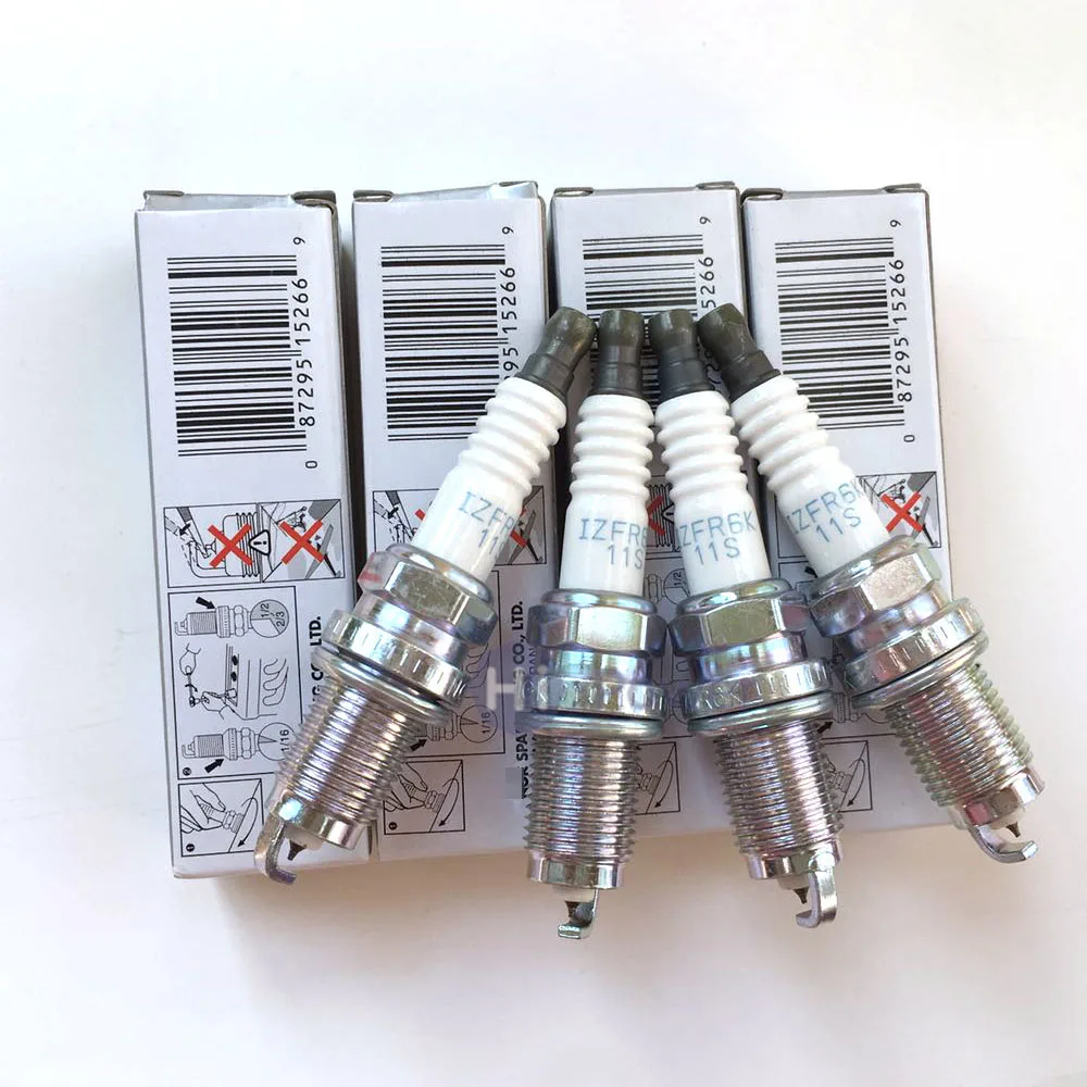 

4PCS IZFR6K11S 5266 9807B-561BW Car Laser Iridium Spark Plug for Honda Civic DX/ EX/ LX 1.8L IZFR6K-11S 5266 9807B561BW