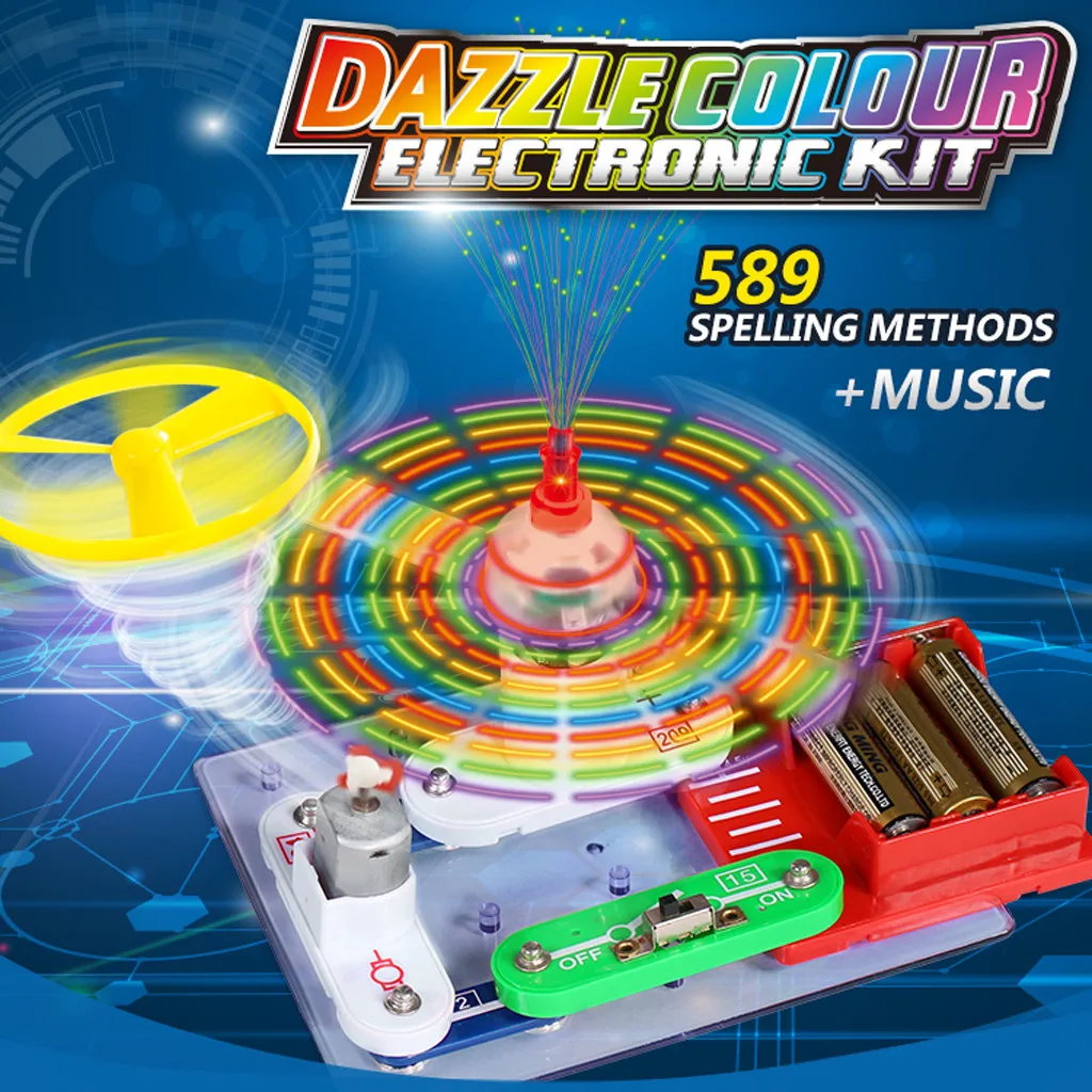 Snap Circuits Electronics Discovery Building Blocks Kit Assembled Bricks Toy Snap Circuits Kids DIY Educational DIY Science Toy
Snap Circuits Electronics Discovery Building Blocks Kit Assembled Bricks Toy Snap Circuits Kids DIY Educational DIY Science Toy