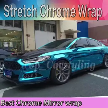 Light Blue Stretchable Chrome Mirror Vinyl Wrap PROTWRAPS Film for Car Styling foil with air Bubble Free Size:1.52*20M/Roll
Light Blue Stretchable Chrome Mirror Vinyl Wrap PROTWRAPS Film for Car Styling foil with air Bubble Free Size:1.52*20M/Roll