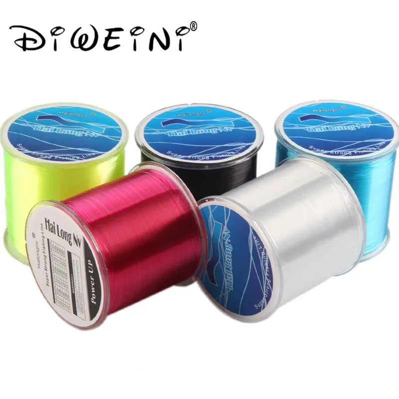 5 Colors Nylon Fishing Line 500m Durable Monofilament Rock Sea Fishing Line Super Strong Justron Carp & Match Fly Fishing Lines
5 Colors Nylon Fishing Line 500m Durable Monofilament Rock Sea Fishing Line Super Strong Justron Carp & Match Fly Fishing Lines