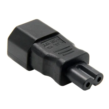 Jimier 10pcs/lot IEC 320 C14 Socket Standard Molded to IEC C7 Plug AC Power Adapter Set UL Approved
Jimier 10pcs/lot IEC 320 C14 Socket Standard Molded to IEC C7 Plug AC Power Adapter Set UL Approved