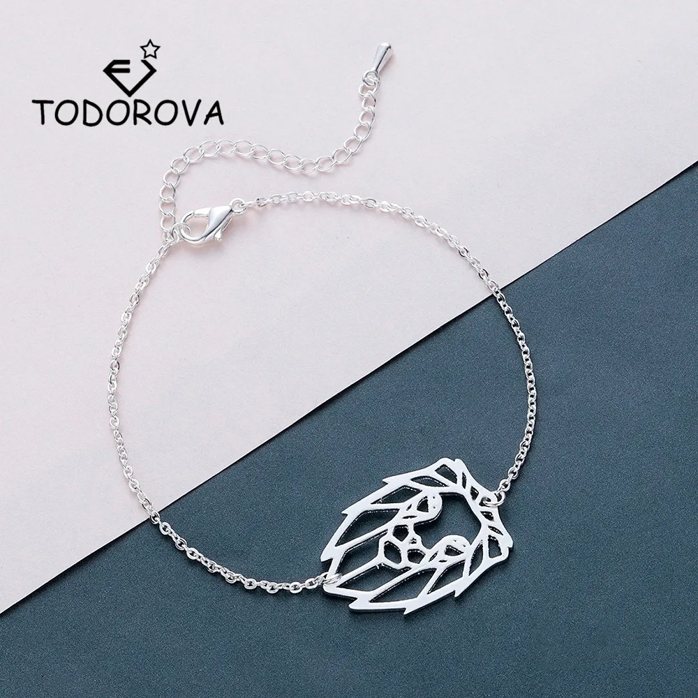 Todorova Link Chain Cute Origami Lion Bracelets for Women Men Fashion Animal Zodiac Bracelet Bangles Stainless Steel Jewelry
Todorova Link Chain Cute Origami Lion Bracelets for Women Men Fashion Animal Zodiac Bracelet Bangles Stainless Steel Jewelry