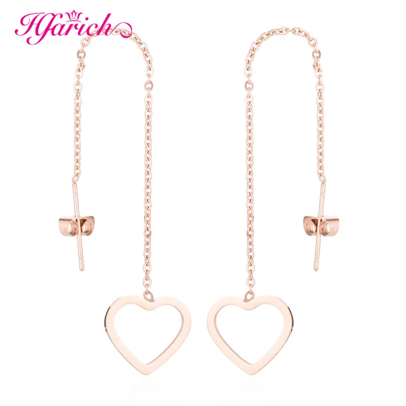 Hfarich Fashion Triangle Heart Earrings Tassel Chain Earings Geometric Earrings For Women Long Threader Boucle D'oreille Femme
Hfarich Fashion Triangle Heart Earrings Tassel Chain Earings Geometric Earrings For Women Long Threader Boucle D'oreille Femme