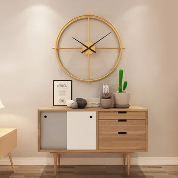40cm Golden Retro Iron Art Clock Simple Silent Wall Clocks For Home Decor Hanging Clock Home Decoration
40cm Golden Retro Iron Art Clock Simple Silent Wall Clocks For Home Decor Hanging Clock Home Decoration