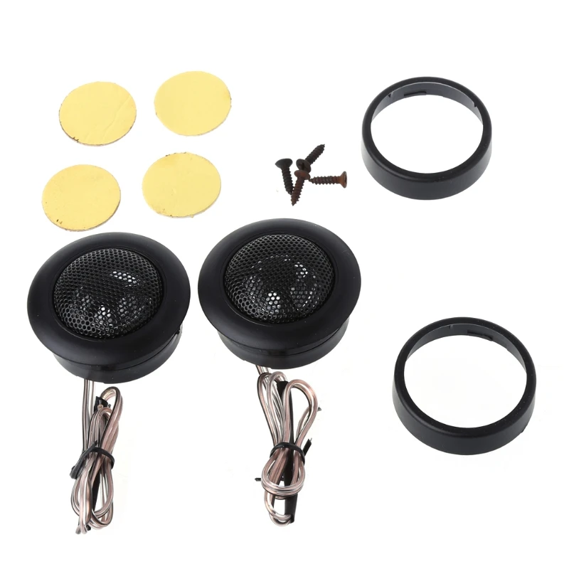 2X CAR Tweeter Super Power Loud Speaker for Car Stereo Flush/Surface Mount 49mm Diameter Dome Small Car Audio Component qiang
2X CAR Tweeter Super Power Loud Speaker for Car Stereo Flush/Surface Mount 49mm Diameter Dome Small Car Audio Component qiang