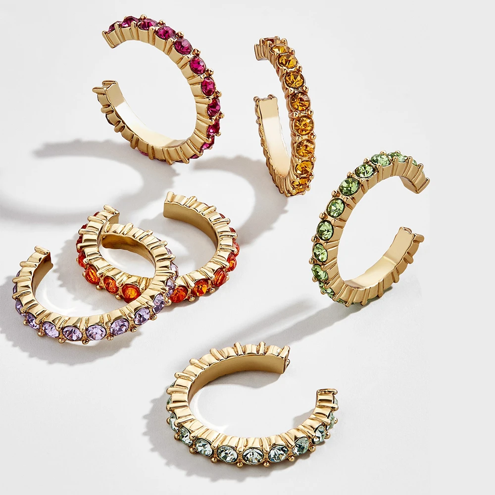 6pcs Amazing Price Fashion Small Ear Cuff Set Earring for Women Colorful Cubic Zirconia Stones Round Clip Earring No Pierced
6pcs Amazing Price Fashion Small Ear Cuff Set Earring for Women Colorful Cubic Zirconia Stones Round Clip Earring No Pierced