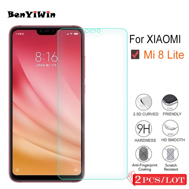2PCS Tempered Glass Scratch Proof Protective Glass For XIAOMI Mi 8 Lite 9H Toughened Screen Protector Film For Mi8 Lite Glass
2PCS Tempered Glass Scratch Proof Protective Glass For XIAOMI Mi 8 Lite 9H Toughened Screen Protector Film For Mi8 Lite Glass