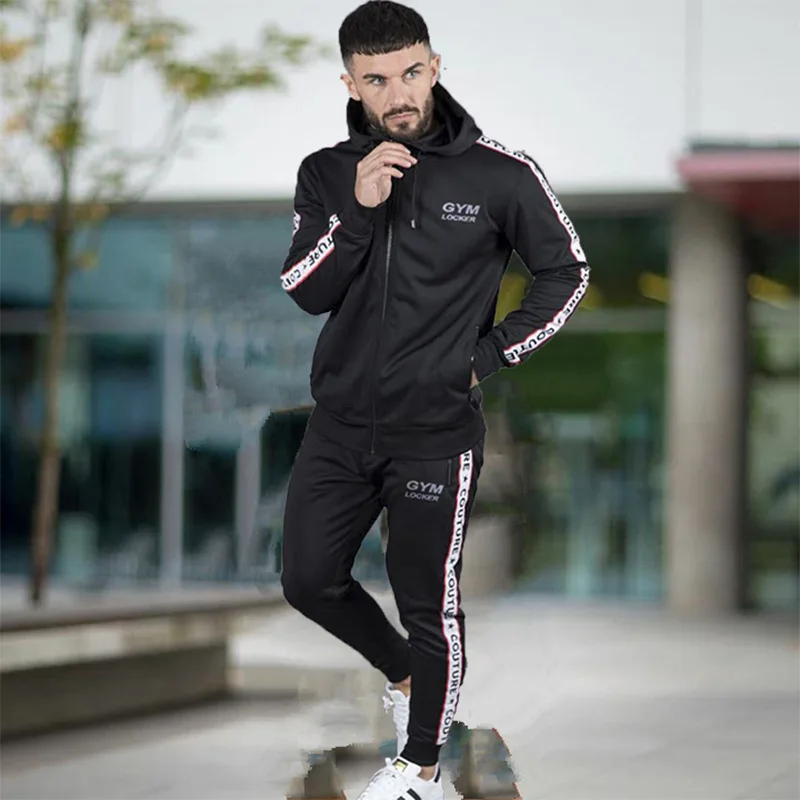 Spring Men Sportswear Sweatsuit Zip Hoodie Jacket Sweatshirt+pant Running Jogger Casual Training Workout Outfit Set Sport Suit
Spring Men Sportswear Sweatsuit Zip Hoodie Jacket Sweatshirt+pant Running Jogger Casual Training Workout Outfit Set Sport Suit
