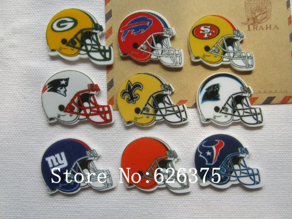 Rena!! Min.order $6 (mix order), 50pcs Mix Football Helmet Resin for Hair Bow Center, Phone Deco DIY (36*27mm), Free Shipping
Rena!! Min.order $6 (mix order), 50pcs Mix Football Helmet Resin for Hair Bow Center, Phone Deco DIY (36*27mm), Free Shipping