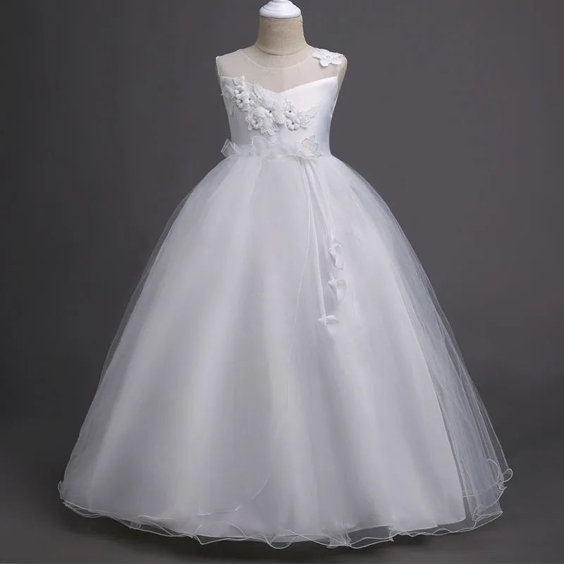 Girls Party Dresses 4-14 year Embroidered Formal Bridesmaid Wedding Lace Long Girl Princess Ball Gown 2019 Kids dress Vestido
Girls Party Dresses 4-14 year Embroidered Formal Bridesmaid Wedding Lace Long Girl Princess Ball Gown 2019 Kids dress Vestido