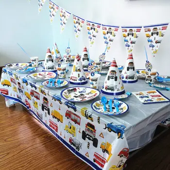 cartoon cars Construction vehicle Party birthday party decorations kids boy disposable tableware Plate Napkin tablecloth Cup
cartoon cars Construction vehicle Party birthday party decorations kids boy disposable tableware Plate Napkin tablecloth Cup