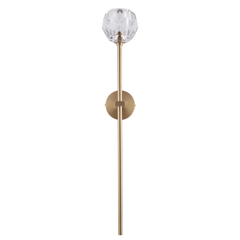Nordic post-modern light luxury all copper simple hallway study bedroom bedside lamp crystal wall lamp
Nordic post-modern light luxury all copper simple hallway study bedroom bedside lamp crystal wall lamp
