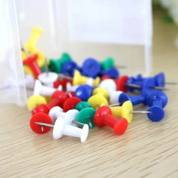 2Packs Metal Push Pin 23mm Long Plastic Tacks Making ThumbTacks Cork Board Tachuelas 5 Colors Office Meeting Schoo Class 0021 
2Packs Metal Push Pin 23mm Long Plastic Tacks Making ThumbTacks Cork Board Tachuelas 5 Colors Office Meeting Schoo Class 0021