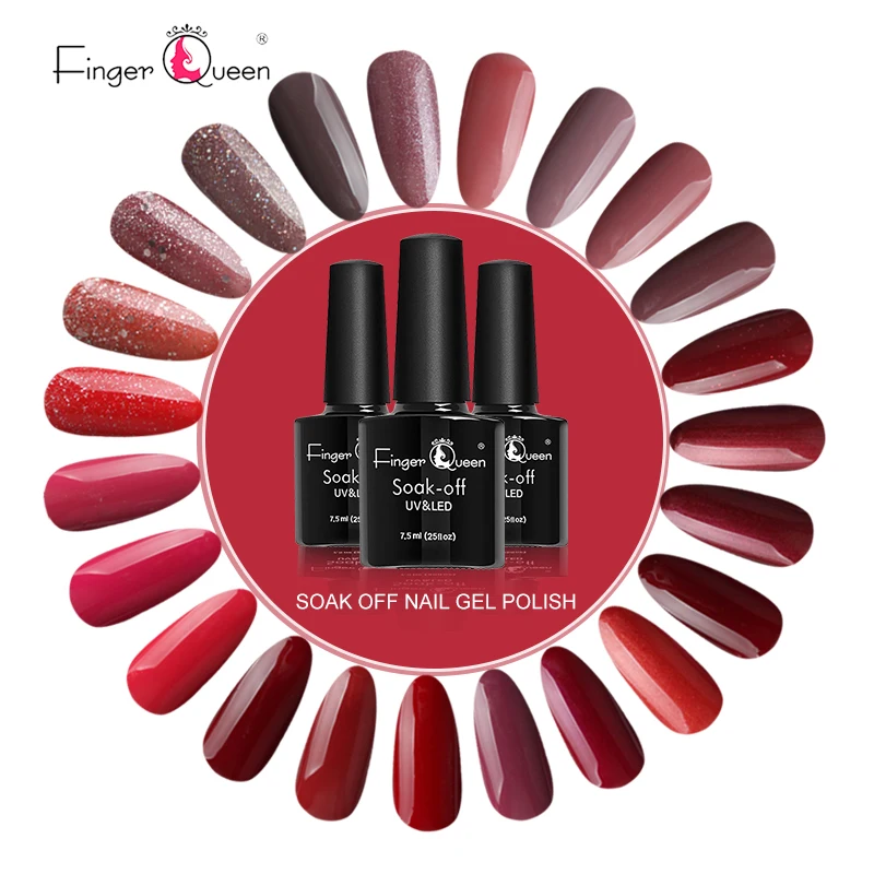 FingerQueen Famous Brand Led Gel 1pc 7.5ml 23 Colors Varnish Shining Glitt-er UV Nail Gel Glue Long Lasting High Qulity Nail A
FingerQueen Famous Brand Led Gel 1pc 7.5ml 23 Colors Varnish Shining Glitt-er UV Nail Gel Glue Long Lasting High Qulity Nail A
