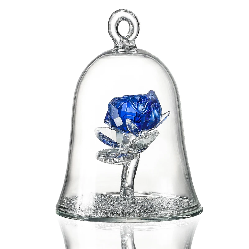 Beauty And the Beast Rose Glass Crystal Rose Paperweight Crystal Enchanted Blue Rose in Wind chimes Pendant Birthday Gifts
Beauty And the Beast Rose Glass Crystal Rose Paperweight Crystal Enchanted Blue Rose in Wind chimes Pendant Birthday Gifts
