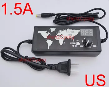 50PCS adjustable 3V-24V adapter with display screen of voltage3V/4.5V/5V/6V /9V /13.5V/15V 18 -24V 1.5A power supply adatper US
50PCS adjustable 3V-24V adapter with display screen of voltage3V/4.5V/5V/6V /9V /13.5V/15V 18 -24V 1.5A power supply adatper US