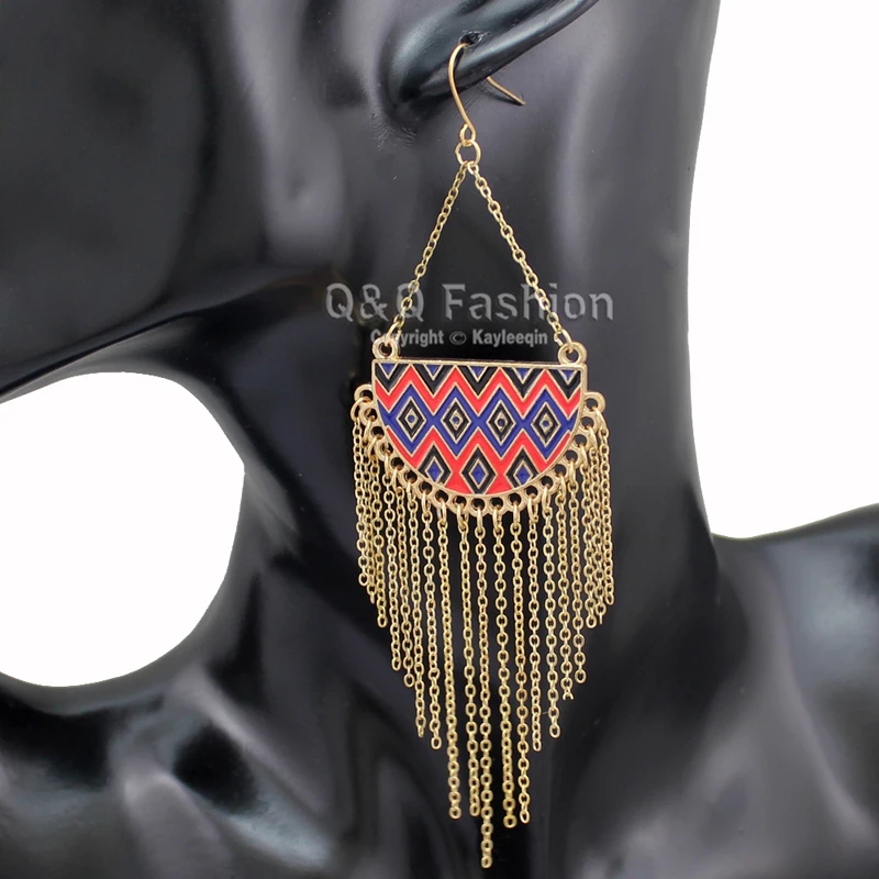 Tribal Gold Leaf Feather Chain Red Turkey Blue Stone Sun Moon Coin Zuni Dangle Earrings Jewelry 2018 New
Tribal Gold Leaf Feather Chain Red Turkey Blue Stone Sun Moon Coin Zuni Dangle Earrings Jewelry 2018 New