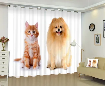 Animal Cat Dog Rabbit 3D Painting Blackout Curtains Office Bedding Room Living Room Sunshade Window Bedding Set Custom-made Size
Animal Cat Dog Rabbit 3D Painting Blackout Curtains Office Bedding Room Living Room Sunshade Window Bedding Set Custom-made Size