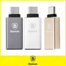 Original Baseus Mini USB Type C to USB Adapter Metal 3.1 Type-C Connect For Apple Macbooke Google Chromebook Oneplus Cable
