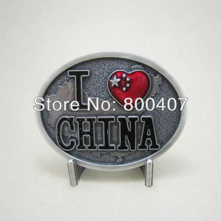 Retail Distribute Silver Plated China Flag Oval Belt Buckle BUCKLE-CH002SL Free Shipping
Retail Distribute Silver Plated China Flag Oval Belt Buckle BUCKLE-CH002SL Free Shipping