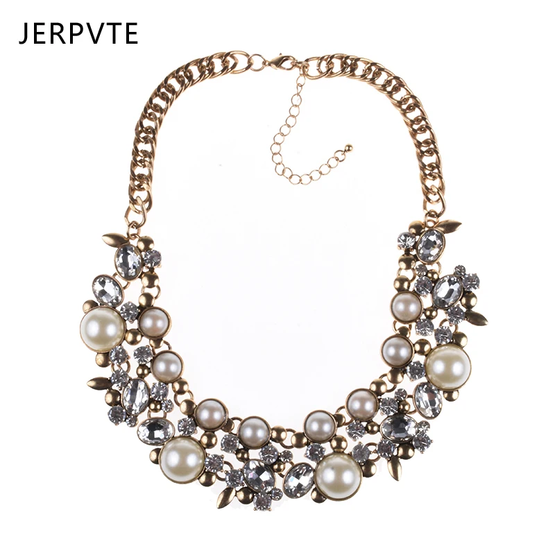 JERPVTE Fashion Gem Crystal Statement Unique Necklaces Pendants Rhinestone Luxury Instagram Maxi Choker Similated Pearl Necklace
JERPVTE Fashion Gem Crystal Statement Unique Necklaces Pendants Rhinestone Luxury Instagram Maxi Choker Similated Pearl Necklace