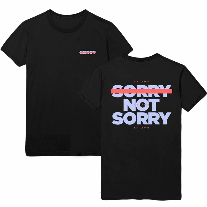 GAAJ "Demi Lovato Sorry Not Sorry" T Shirt Women Slim T Shirt Solid Woman T-Shirt Tee Shirt Fashion Design Loose Clothes GK253#
GAAJ "Demi Lovato Sorry Not Sorry" T Shirt Women Slim T Shirt Solid Woman T-Shirt Tee Shirt Fashion Design Loose Clothes GK253#