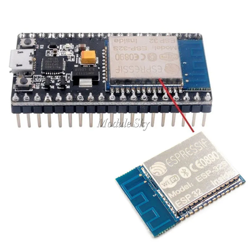 ESP32S ESP32 CP2102 2.4GHz Development Dual-Mode WiFi Bluetooth Wireless Module Development Board Antenne
ESP32S ESP32 CP2102 2.4GHz Development Dual-Mode WiFi Bluetooth Wireless Module Development Board Antenne