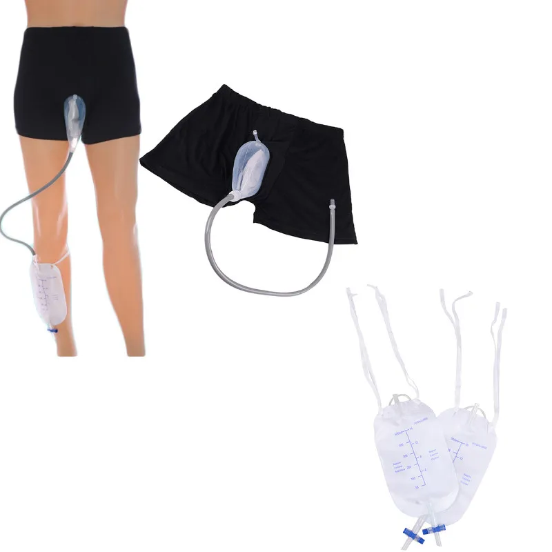 New Urine Bag Reusable Male Urinal Bag Silicone Urine Funnel Pee Holder Collector With Catheter For Old Men
New Urine Bag Reusable Male Urinal Bag Silicone Urine Funnel Pee Holder Collector With Catheter For Old Men