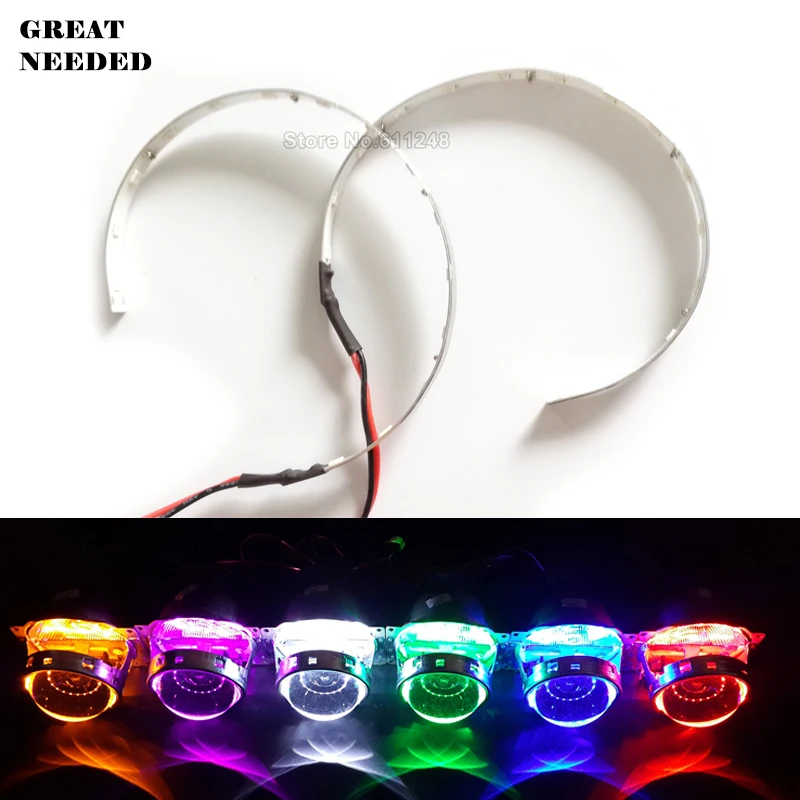 1PCS Car Motorcycle 12V RGB Lens Devil Eyes Auto LED Colorful Demon Eye Headlight Lens Decoration Multifunction LED Ring 6 Color
1PCS Car Motorcycle 12V RGB Lens Devil Eyes Auto LED Colorful Demon Eye Headlight Lens Decoration Multifunction LED Ring 6 Color