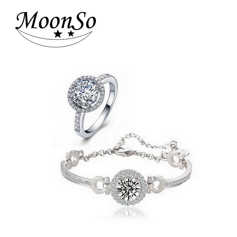 Real 925 Sterling Silver jewelry set for Engagement ring bracelet bangle women Wedding christamas gift party Jewelry J418
Real 925 Sterling Silver jewelry set for Engagement ring bracelet bangle women Wedding christamas gift party Jewelry J418