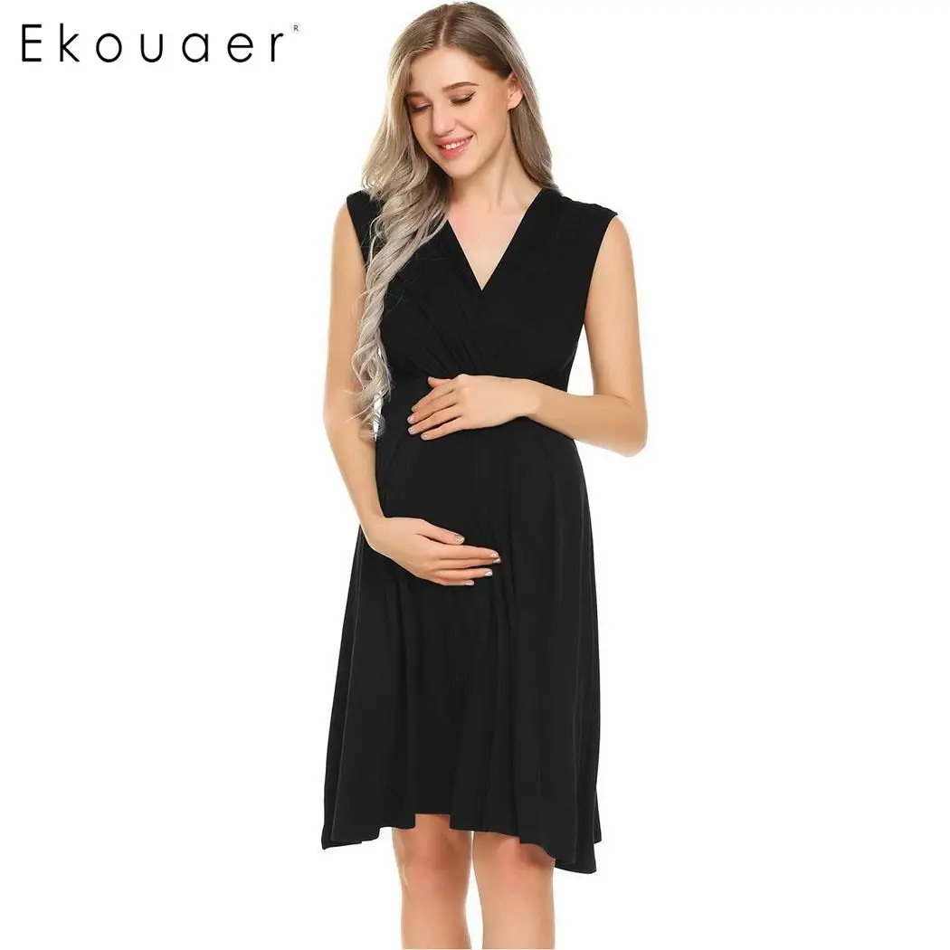 Ekouaer Cotton Nightwear Nightgowns Women Casual Solid Maternity Shirt Nursing Breastfeeding Soft Nightdress Sleepwear
Ekouaer Cotton Nightwear Nightgowns Women Casual Solid Maternity Shirt Nursing Breastfeeding Soft Nightdress Sleepwear